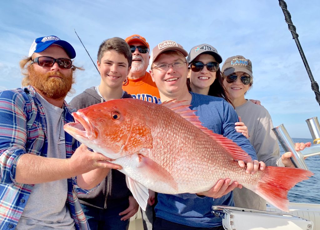 Family Friendly Red Snapper Fishing Charter in Gulf Shores & Orange Beach  AL by Getaway Charters